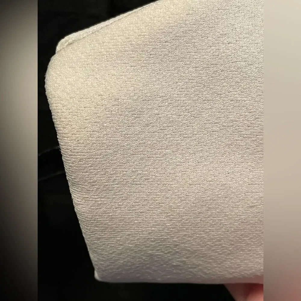 70s Black with White Cuffs & Collar Maxi Dress Medium Tall - Picture 5 of 8